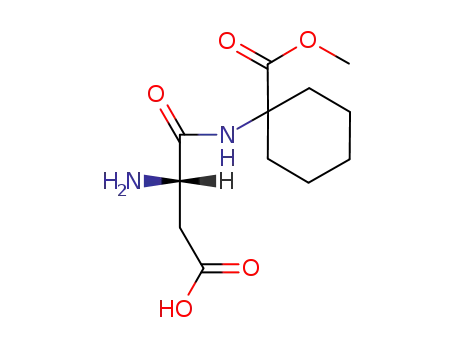 Cyclohexanecarboxylic acid,
1-[(2-amino-3-carboxy-1-oxopropyl)amino]-, 1-methyl ester, (S)-