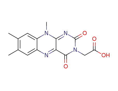 2-(7,8,10-Trimethyl-2,4-dioxobenzo[g]pteridin-3-yl)acetic acid