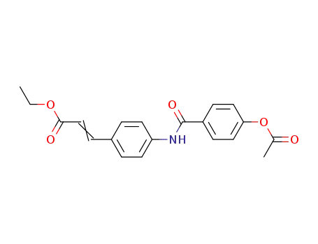 ethyl 4-(4-acetoxybenzamido)cinnamate