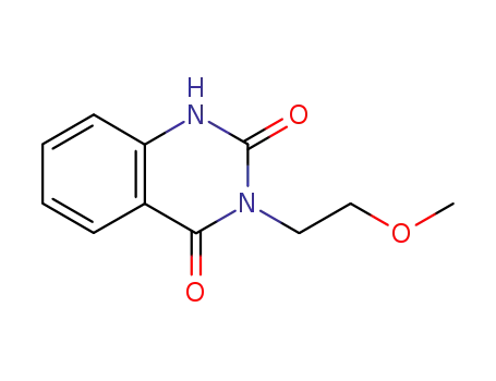 Molecular Structure of 77093-97-1 (3-(2-Methoxyethyl)-2,4(1H,3H)-Quinazolinedione)
