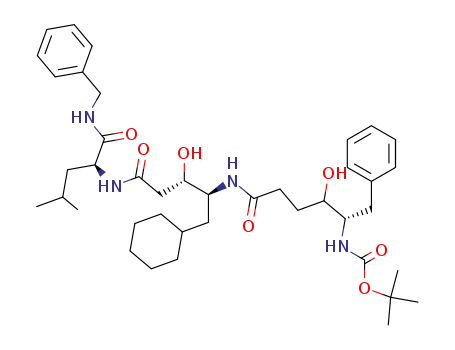 Boc-PheΨ<CHOHCH2>Gly-ACHPA-Leu-NHCH2Ph