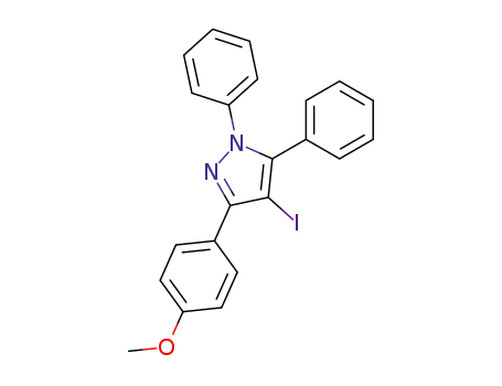 4-iodo-3-(4-methoxyphenyl)-1,5-diphenyl-1H-pyrazole