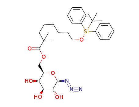 6-O-[2,2-dimethyl-8-(tert-butyldiphenylsilyloxy)-octanoyl]-β-D-galactopyranosyl azide