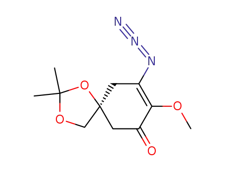 (5S)-9-Azido-8-methoxy-2,2-dimethyl-1,3-dioxaspiro<4.5>dec-8-en-7-one