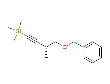 ((R)-4-Benzyloxy-3-methyl-but-1-ynyl)-trimethyl-silane