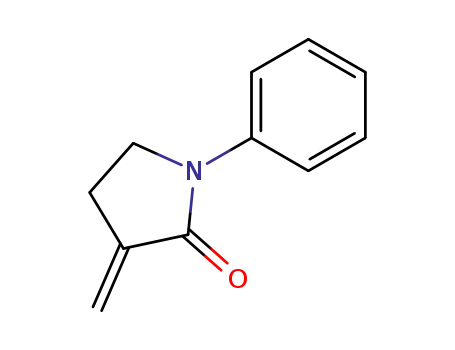 Molecular Structure of 70259-90-4 (3-methylidene-1-phenylpyrrolidin-2-one)