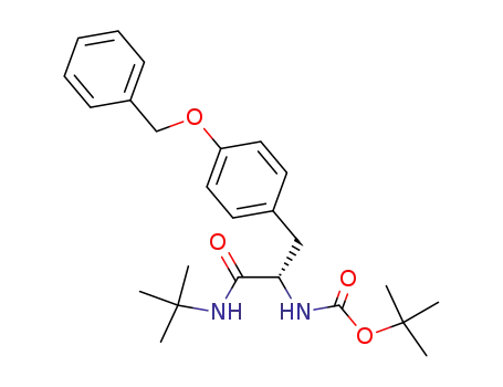 (S)-[2-(4-benzyloxy-phenyl)-1-tert-butylcarbamoyl-ethyl]-carbamic acid tert-butyl ester