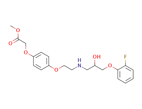 (4-{2-[3-(2-Fluoro-phenoxy)-2-hydroxy-propylamino]-ethoxy}-phenoxy)-acetic acid methyl ester