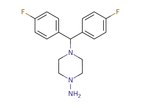 1-Piperazinamine, 4-[bis(4-fluorophenyl)methyl]-
