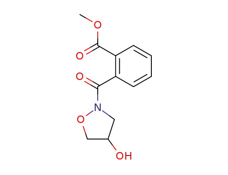 Molecular Structure of 80041-99-2 (METHYL 2-([4-HYDROXYDIHYDRO-2(3H)-ISOXAZOLYL]CARBONYL)BENZENECARBOXYLATE)