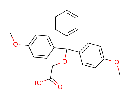 Molecular Structure of 160711-84-2 (Acetic acid, [bis(4-methoxyphenyl)phenylmethoxy]-)