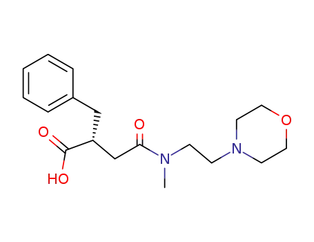 Benzenepropanoic acid,
a-[2-[methyl[2-(4-morpholinyl)ethyl]amino]-2-oxoethyl]-, (R)-