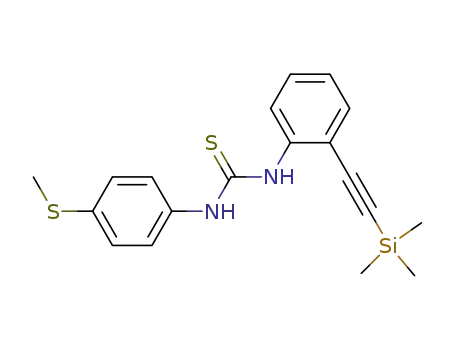 N-(4-methylthiophenyl)-N'-[2-(2-trimethylsilylethynyl)phenyl]thiourea
