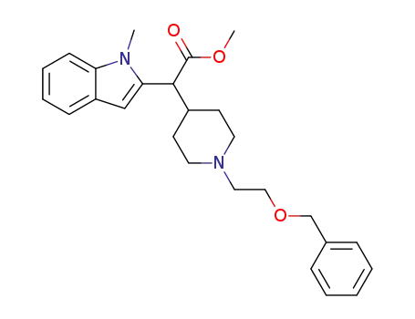 methyl α<1-<2-(benzyloxy)ethyl>-4-piperidyl>-1-methyl-2-indoleacetate