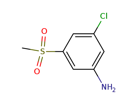 Benzenamine, 3-chloro-5-(methylsulfonyl)-