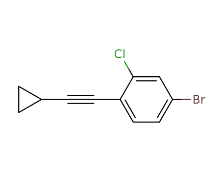 4-bromo-2-chloro-1-cyclopropylethynyl-benzene