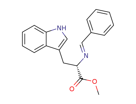 2-(benzylidene-amino)-3-(1H-indol-3-yl)-propionic acid methyl ester