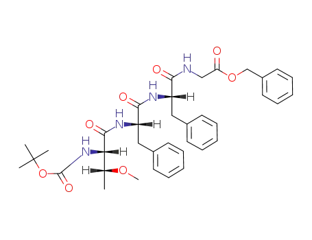 Boc-Thr(OCH<sub>3</sub>)-Phe-Phe-Gly-OBzl