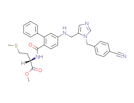 L-Methionine,
N-[[5-[[[1-[(4-cyanophenyl)methyl]-1H-imidazol-5-yl]methyl]amino][1,1'-bi
phenyl]-2-yl]carbonyl]-, methyl ester