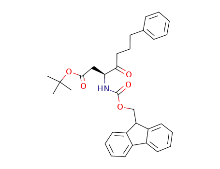 3-(9H-fluoren-9-ylmethoxycarbonylamino)-4-oxo-7-phenyl-heptanoic acid tert-butyl ester