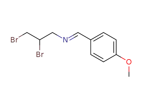 N-[(4-methoxyphenyl)methylidene]-2,3-dibromopropylamine