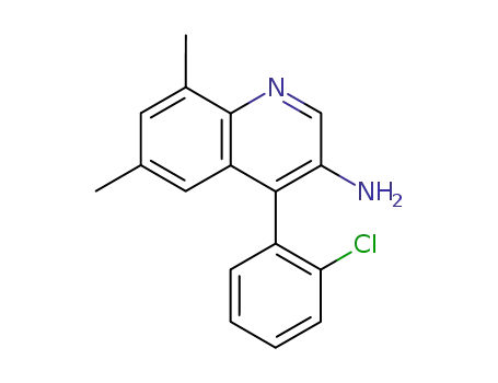 3-amino-4-(2-chlorophenyl)-6,8-dimethylquinoline