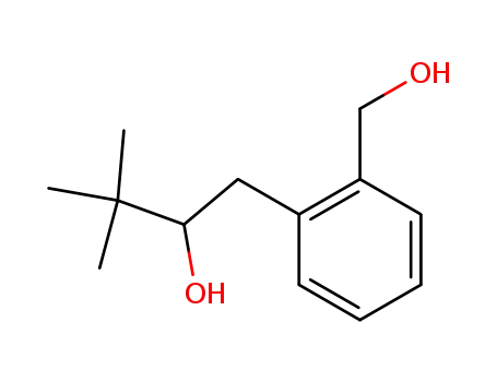 Molecular Structure of 164731-35-5 (Benzeneethanol, a-(1,1-dimethylethyl)-2-(hydroxymethyl)-)