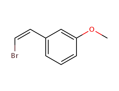 Molecular Structure of 115665-63-9 ((Z)-1-(2-bromovinyl)-3-methoxybenzene)