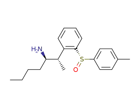 (1R)-1-{(S)-1-[(S)-2-(p-toluenesulfinyl)phenyl]ethyl}pentylamine