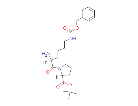 (2S,2'S)-1-(2'-amino-6'-benzyloxycarbonylamino-hexanoyl)-pyrrolidine-2-carboxylic acid tert-butyl ester