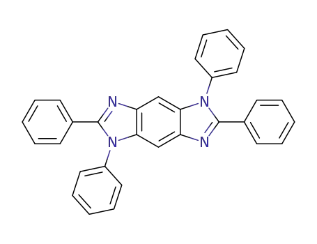 Molecular Structure of 133531-74-5 (1,2,5,6-tetraphenyl-1,5-dihydrobenzo[1,2-d:4,5-d']diimidazole)