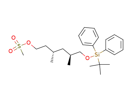 Methanesulfonic acid (3S,5S)-6-(tert-butyl-diphenyl-silanyloxy)-3,5-dimethyl-hexyl ester