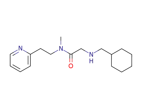 Acetamide,
2-[(cyclohexylmethyl)amino]-N-methyl-N-[2-(2-pyridinyl)ethyl]-