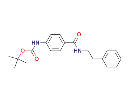 4-[(tert-butoxycarbonyl)amino]-N-(β-phenethyl)benzamide