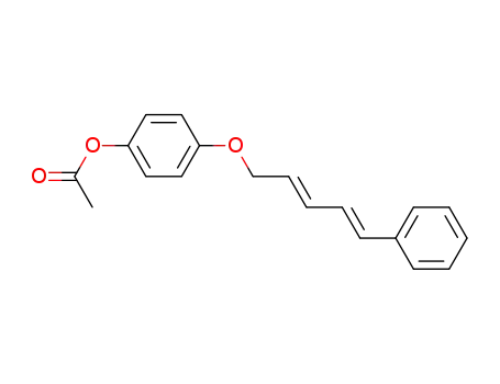 Acetic acid 4-((2E,4E)-5-phenyl-penta-2,4-dienyloxy)-phenyl ester