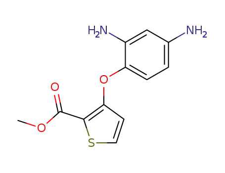 메틸 3-(2,4-디아미노페녹시)-2-티오펜카복실레이트