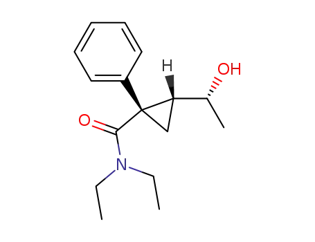 (1S,2R)-1-phenyl-2-<(R)-1-hydroxyethyl>-N,N-diethylcyclopropanecarboxamide