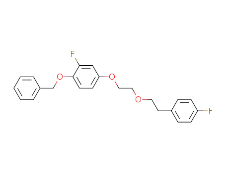 1-(benzyloxy)-2-fluoro-4-<2-<<2-(4-fluorophenyl)ethyl>oxy>ethoxy>benzene