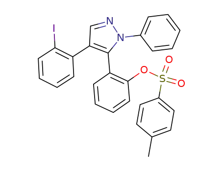 2-[4-(2-iodophenyl)-2-phenyl-2H-pyrazol-3-yl]phenyl tosylate