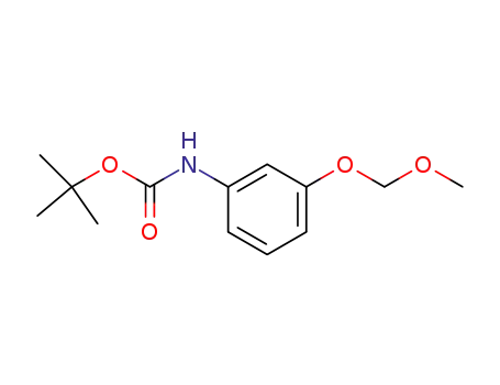 Molecular Structure of 136247-90-0 (tert-butyl (3-(methoxymethoxy)phenyl)carbamate)