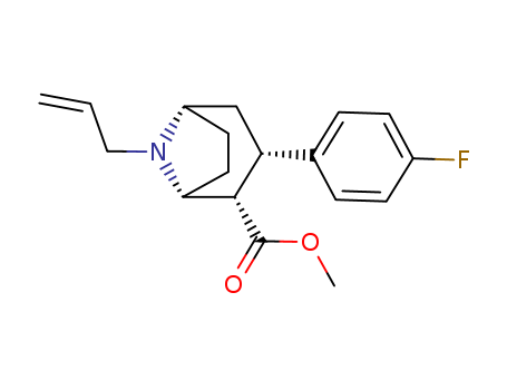 8-Azabicyclo[3.2.1]octane-2-carboxylicacid, 3-(4-fluorophenyl)-8-(2-propen-1-yl)-, methyl ester, (1R,2S,3S,5S)-