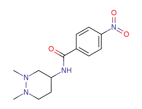 4-nitro-N-(1,2-dimethyl-4-piperidazyl)benzamide