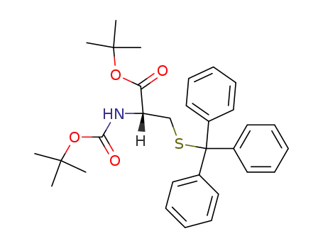 tert-Butyl N<sup>α</sup>-tert-butoxycarbonyl-L-(S-trityl)cysteinate hydrochloride