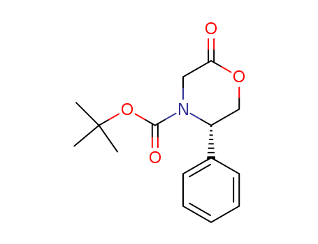(5S)-N-(tert-Butoxycarbonyl)-3,4,5,6-tetrahydro-5-phenyl-4(H)-1,4-oxazin-2-one  CAS NO.220077-24-7