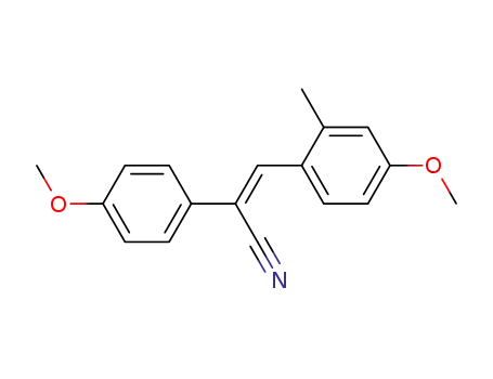 (Z)-3-(4-methoxy-2-methylphenyl)-2-(4-methoxyphenyl)acrylonitrile