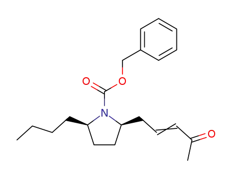 (2R,5R)-2-Butyl-5-((E)-4-oxo-pent-2-enyl)-pyrrolidine-1-carboxylic acid benzyl ester