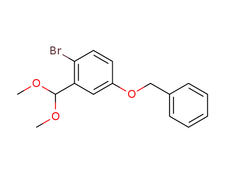 Benzene, 1-bromo-2-(dimethoxymethyl)-4-(phenylmethoxy)-
