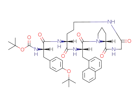 Boc-Tyr(tBu)-c<-D-Orn-1-Nal-D-Pro-Gly->