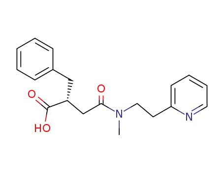 (2R)-2-benzyl-3-<<(2-pyridin-2-ylethyl)methylamino>carbonyl>propionic acid