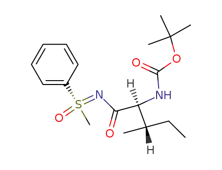 (S<sub>S</sub>)-N-(N-tert-Butyloxycarbonyl-L-isoleucinyl)-S-methyl S-phenyl sulfoximine
